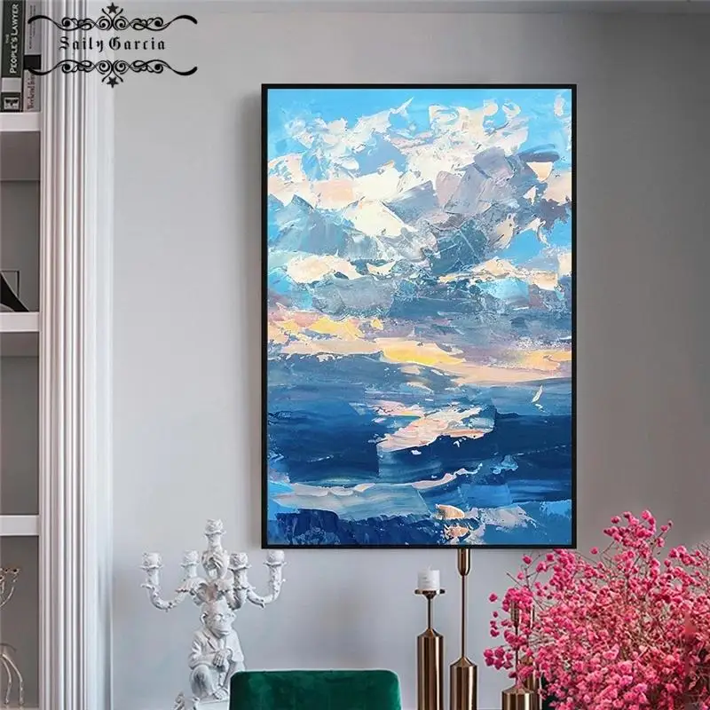 Abstract Blue Sky Canvas Poster Anime Natural Landscape Oil Painting Wall Art Pictures for Living Room Home Office Decoration
Abstract Blue Sky Canvas Poster Anime Natural Landscape Oil Painting Wall Art Pictures for Living Room Home Office Decoration