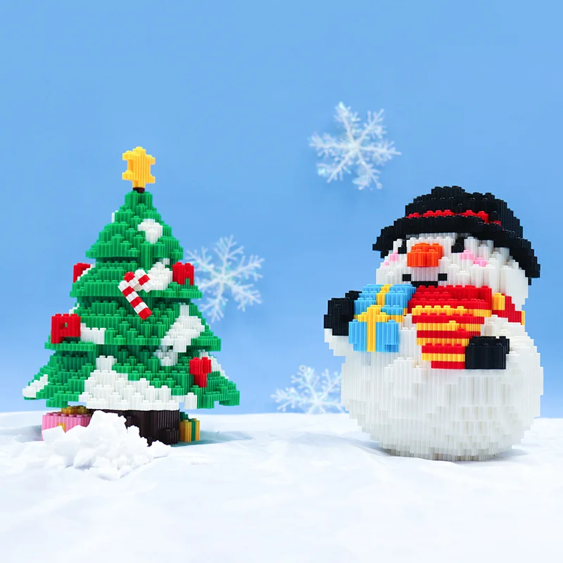 Santa Claus Christmas Tree 3D Model Building Blocks DIY Snowman Assembly Building Blocks Children's Toys Christmas Gifts No Box
Santa Claus Christmas Tree 3D Model Building Blocks DIY Snowman Assembly Building Blocks Children's Toys Christmas Gifts No Box