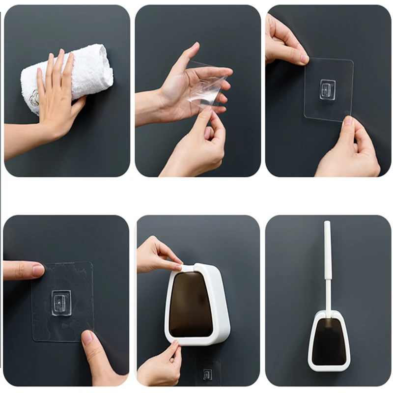 Household Durable Toilet Brush Punch-Free Wall-Mounted Bathroom Soft Cleaning Tools With Bracket Long Handle WC Accessories
Household Durable Toilet Brush Punch-Free Wall-Mounted Bathroom Soft Cleaning Tools With Bracket Long Handle WC Accessories