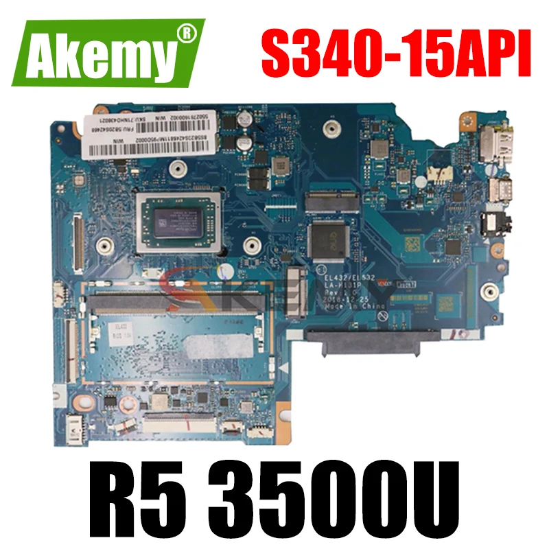 Материнская плата Akemy для ноутбука Lenovo Ideapad S340-15API, LA-H131P процессор R5 3500U, протестирована OK FRU 5B20S42464 5B20S42466
Материнская плата Akemy для ноутбука Lenovo Ideapad S340-15API, LA-H131P процессор R5 3500U, протестирована OK FRU 5B20S42464 5B20S42466