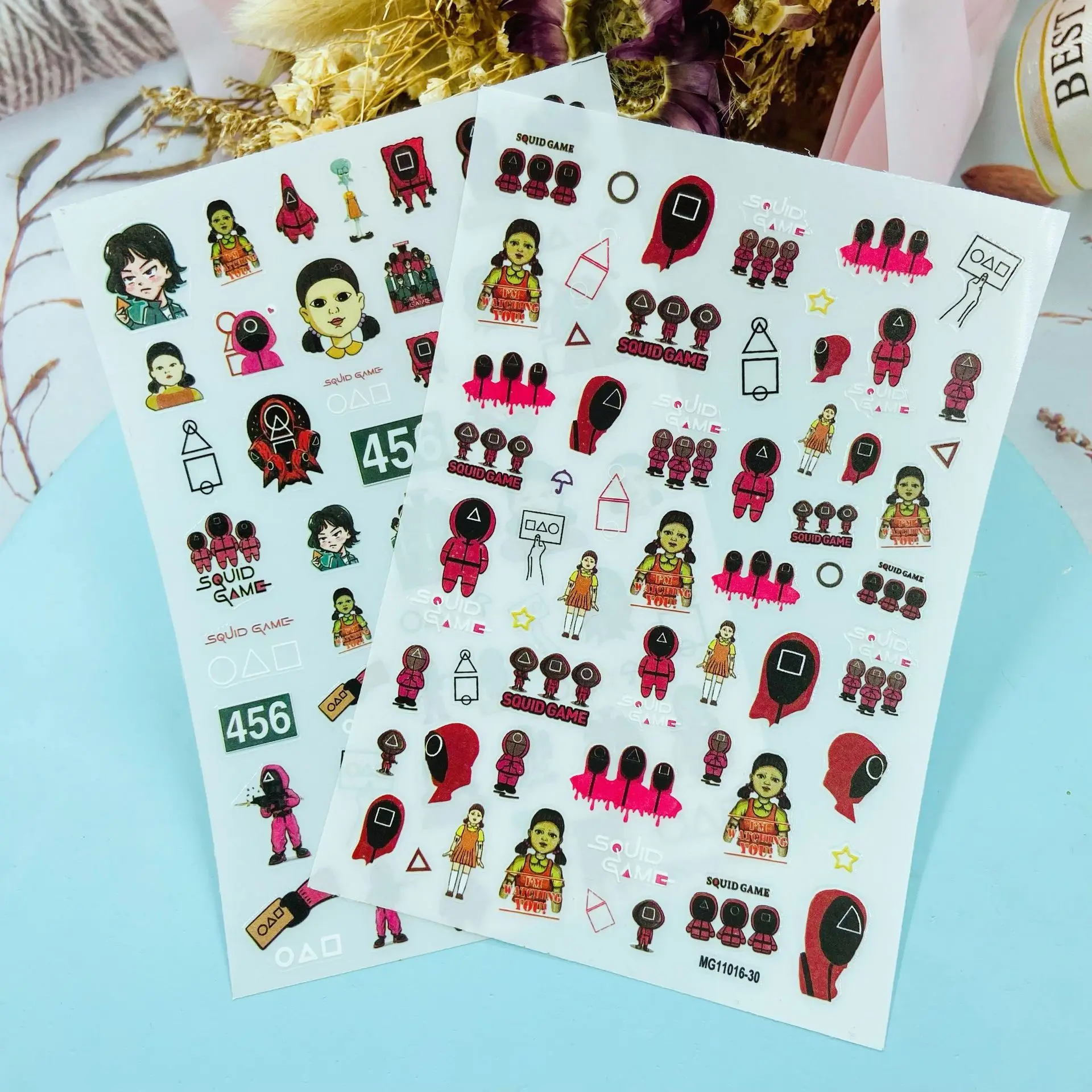 New Style Squid Swim Nail Stickers Female Personality Diy Cartoon Thin Transparent Adhesive Nail Decoration Art Manicure Sticker
New Style Squid Swim Nail Stickers Female Personality Diy Cartoon Thin Transparent Adhesive Nail Decoration Art Manicure Sticker