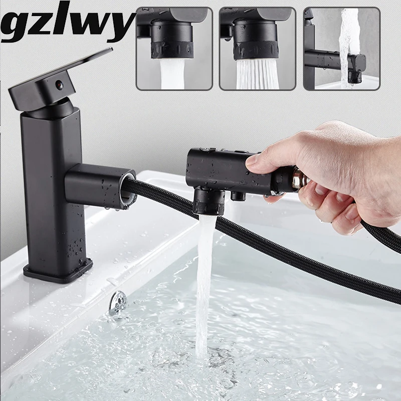 gzlwy Brass Black/Chrome Bubbler Faucet Bathroom Faucet Hot And Cold Bathroom Sink Faucetes Taps Washbasin Pull-out Faucet
gzlwy Brass Black/Chrome Bubbler Faucet Bathroom Faucet Hot And Cold Bathroom Sink Faucetes Taps Washbasin Pull-out Faucet