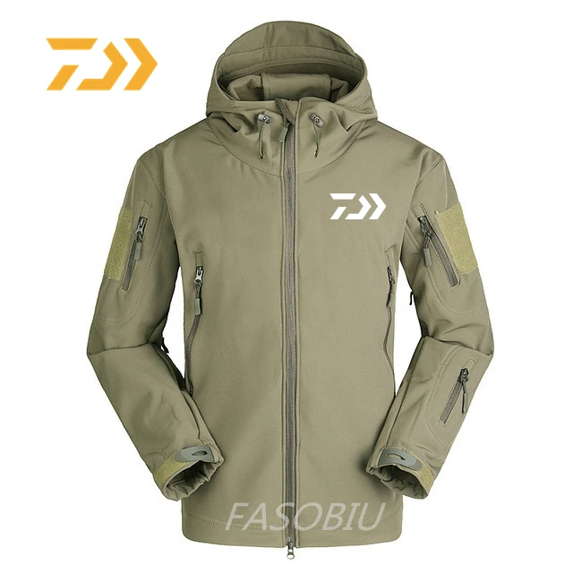 Daiwa Autumn Winter Men's Plus Velvet Fishing Clothes Outdoor Sport Hooded Long Sleeve Fishing Clothing Camouflage Jackets Tops
Daiwa Autumn Winter Men's Plus Velvet Fishing Clothes Outdoor Sport Hooded Long Sleeve Fishing Clothing Camouflage Jackets Tops