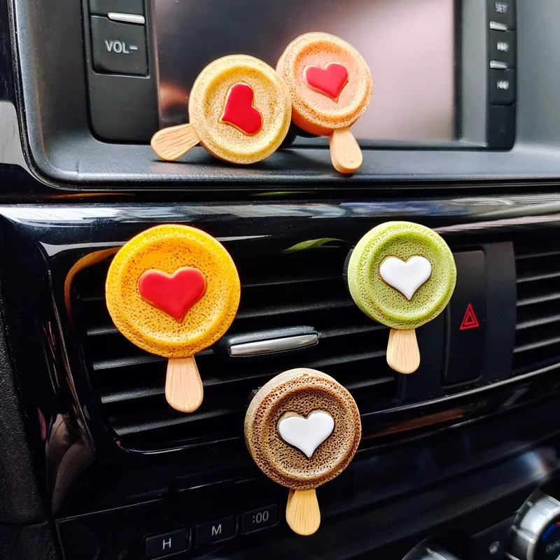 Love Lollipop Car Freshener Cute Round Chocolate Ice Cream Model Car Accessories for Girls Creative Mini Desserts Perfume Gift
Love Lollipop Car Freshener Cute Round Chocolate Ice Cream Model Car Accessories for Girls Creative Mini Desserts Perfume Gift