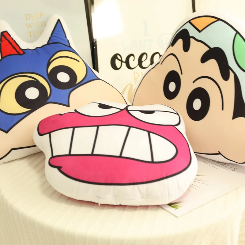 1PC Cartoon Pajama Crayon Shinchan washable Pillow Sofa Cushion Office Napping Bedroom Decor High Quality Present For Kid - купить по