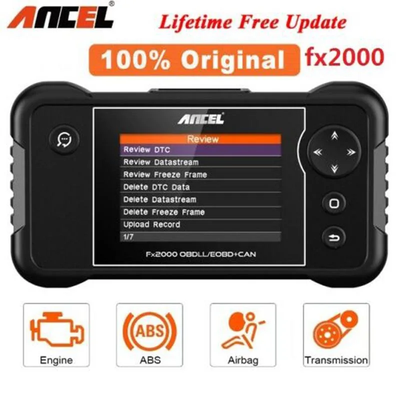 Ancel FX2000 OBD2 Car Diagnosis Tools ABS SRS Airbag Transmission Engine Diagnostic Tool Car Professional Automotive Scanner
Ancel FX2000 OBD2 Car Diagnosis Tools ABS SRS Airbag Transmission Engine Diagnostic Tool Car Professional Automotive Scanner