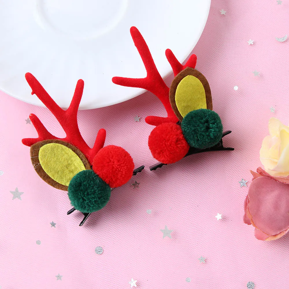 Christmas Hair Accessories Cute Antlers Hair Clips Christmas Clips ins Girl Heart Elk Top Clip Korean Head Jewelry Women
Christmas Hair Accessories Cute Antlers Hair Clips Christmas Clips ins Girl Heart Elk Top Clip Korean Head Jewelry Women