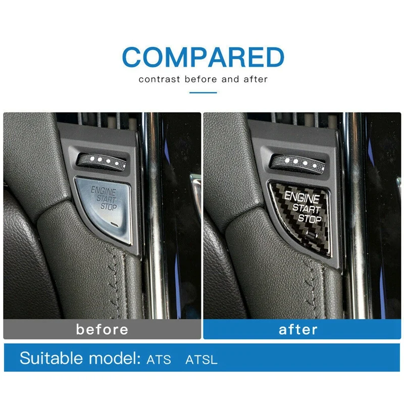 Carbon Fiber Engine Start Button Ignition Cover Stickers for Cadillac ATS ATS-L
Carbon Fiber Engine Start Button Ignition Cover Stickers for Cadillac ATS ATS-L