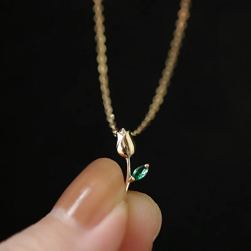 Silvology Real 925 Sterling Silver Tulip Pendant Necklace for Women Green Zirconia Elegant Luxury Necklace Birthday Jewelry Gift
Silvology Real 925 Sterling Silver Tulip Pendant Necklace for Women Green Zirconia Elegant Luxury Necklace Birthday Jewelry Gift