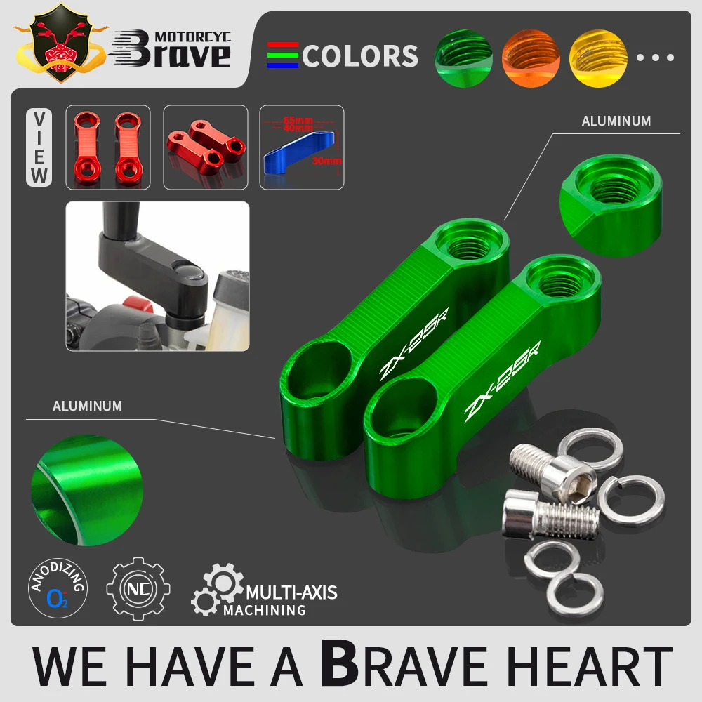 Motorcycle Mirror Riser Extenders Spacers Extension Adapter Adaptor for KAWASAKI Ninja ZX25R 2019 2020 2021 ZX 25R ZX-25R
Motorcycle Mirror Riser Extenders Spacers Extension Adapter Adaptor for KAWASAKI Ninja ZX25R 2019 2020 2021 ZX 25R ZX-25R