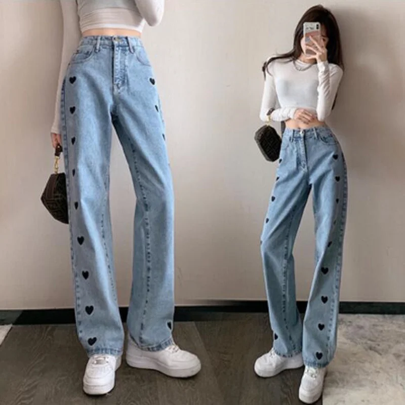 Woman Jeans High Waist Clothes Wide Leg Denim Clothing Blue Streetwear Vintage Quality 2021 Fashion Harajuku Straight Pants
Woman Jeans High Waist Clothes Wide Leg Denim Clothing Blue Streetwear Vintage Quality 2021 Fashion Harajuku Straight Pants
