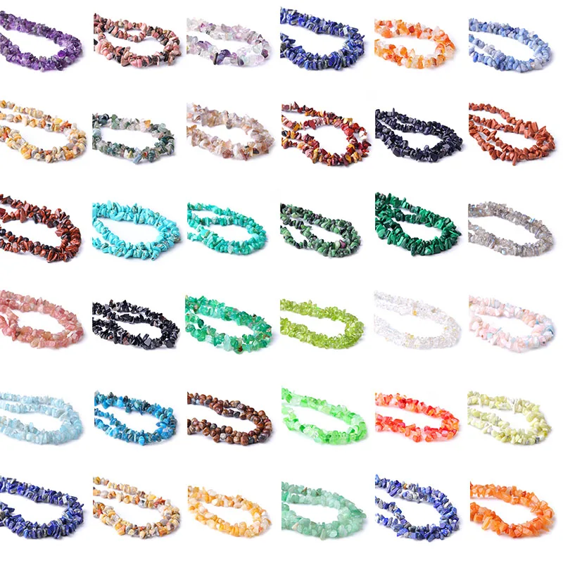 37 Kinds Natural Gemstones Chips Beads Irregular Shaped 5-8MM Crushed Stone Bead Agat Quartz Jaspe Gem Beaded For DIY Decoration
37 Kinds Natural Gemstones Chips Beads Irregular Shaped 5-8MM Crushed Stone Bead Agat Quartz Jaspe Gem Beaded For DIY Decoration