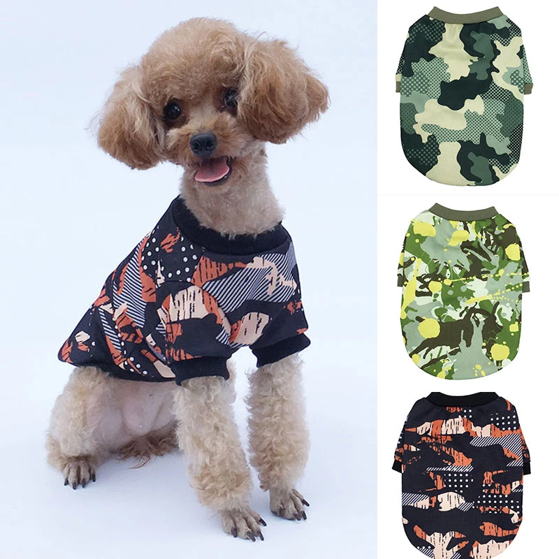 Autumn winter pet dog clothes for small dogs puppy cotton camouflage pullover dog hoodies Teddy dog Coats Pet Supplies
Autumn winter pet dog clothes for small dogs puppy cotton camouflage pullover dog hoodies Teddy dog Coats Pet Supplies