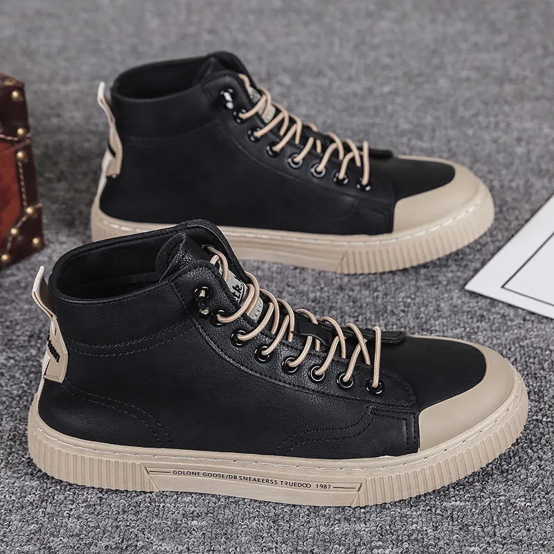 Men Shoes Sneakers 2021 New Spring Men's High Top Leather Board Sports Zapatillas Hombre Chaussure Homme
Men Shoes Sneakers 2021 New Spring Men's High Top Leather Board Sports Zapatillas Hombre Chaussure Homme