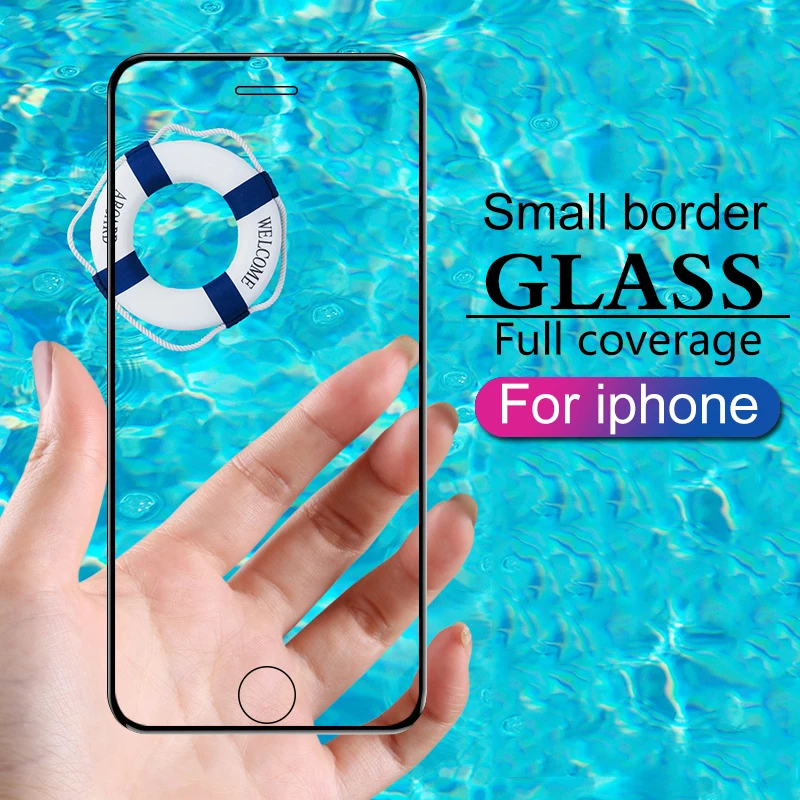 Фото Защитное стекло для iPhone 6 6S 7 8 plus X XR XS 11 Pro MAX на iphone защита - купить