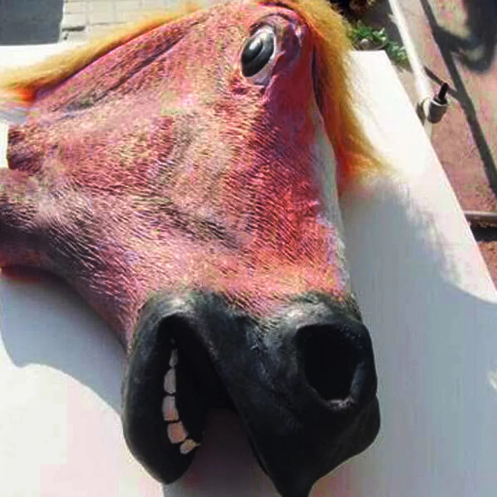 New Horse Head Mask Latex Prop Style Toys Party Halloween Mask grozy Drop Shopping Masquerade Supplies Party Props Cosplay
New Horse Head Mask Latex Prop Style Toys Party Halloween Mask grozy Drop Shopping Masquerade Supplies Party Props Cosplay