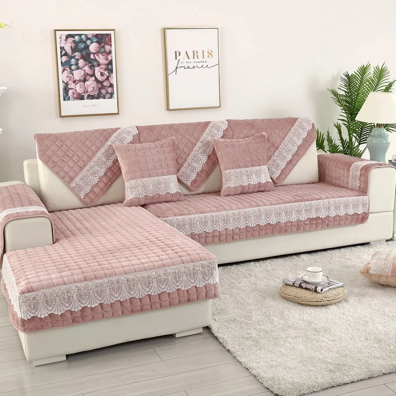 Velvet Non-slip Plush Sofa Cover Sofa Towel Solid Color Lace Couch Cover Seat Cover for Living Room Corner Sofa Towel
Velvet Non-slip Plush Sofa Cover Sofa Towel Solid Color Lace Couch Cover Seat Cover for Living Room Corner Sofa Towel