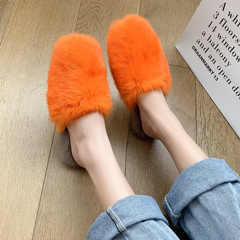 Женские полутапочки Hair Baotou осень/зима модные хлопковые тапочки корейские натуральные бархатные теплые тапочки Baotou
Женские полутапочки Hair Baotou осень/зима модные хлопковые тапочки корейские натуральные бархатные теплые тапочки Baotou