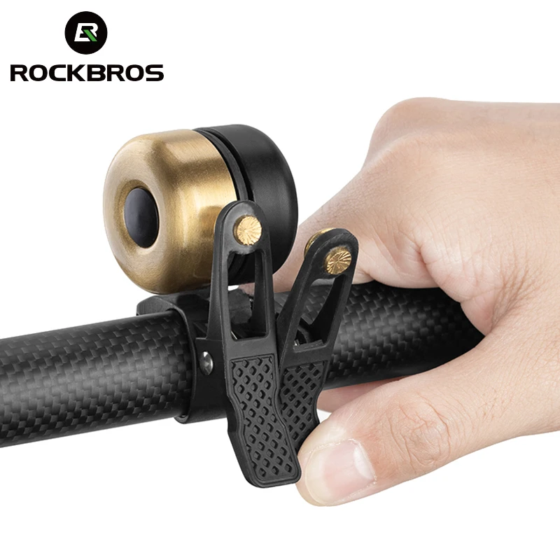 ROCKBROS Bicycle Bell Handlebar Ultralight Copper Alloy Horn Classical 2 Voice Small and Portable Ring MTB Road Bike Accessories
ROCKBROS Bicycle Bell Handlebar Ultralight Copper Alloy Horn Classical 2 Voice Small and Portable Ring MTB Road Bike Accessories