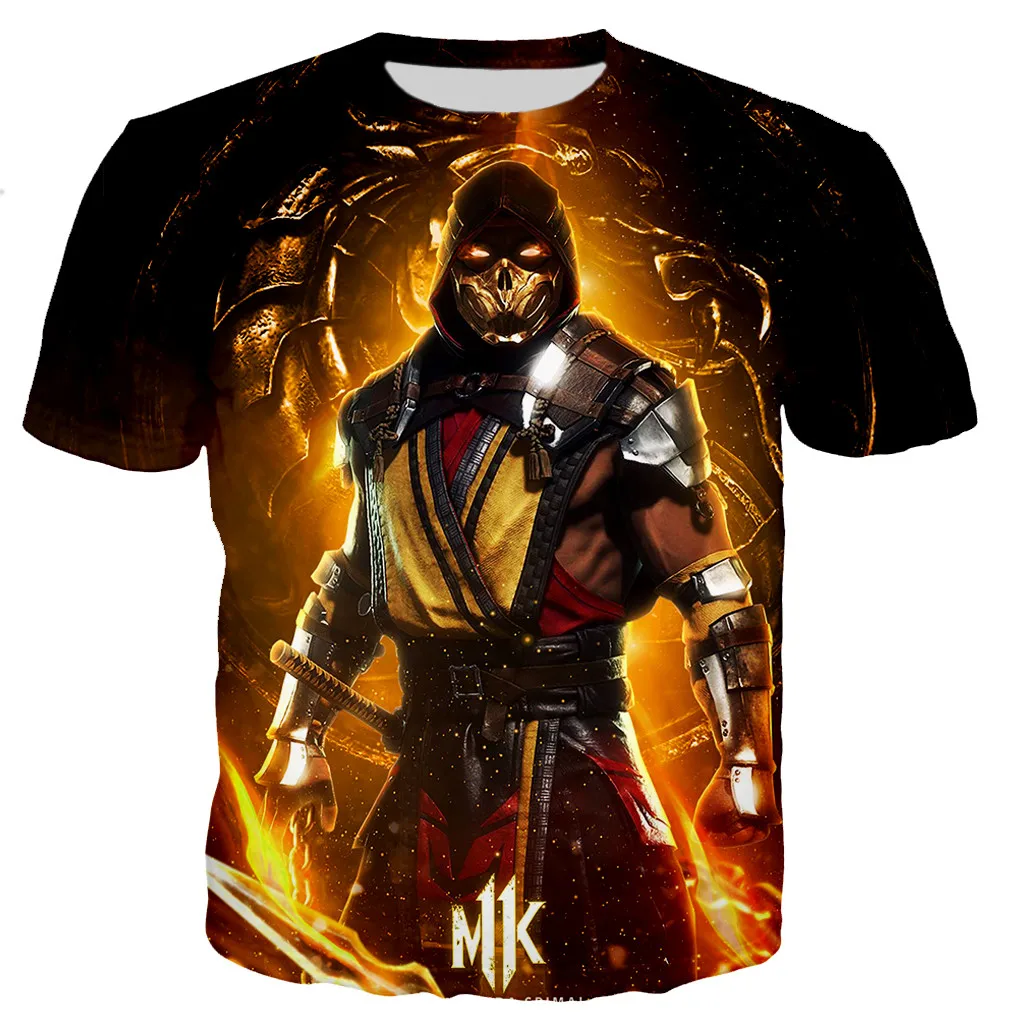 Anime game Mortal Kombat 11 printed 3D T-shirt for men and women casual Harajuku Short-sleeved plus size streetwear fashion kids
Anime game Mortal Kombat 11 printed 3D T-shirt for men and women casual Harajuku Short-sleeved plus size streetwear fashion kids