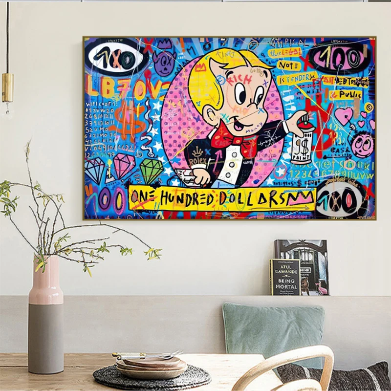 Alec Monopoly Graffiti Art Money Paintings On The Wall Art Canvas Posters And Prints The World Is Yours Modern Home Decoration 
Alec Monopoly Graffiti Art Money Paintings On The Wall Art Canvas Posters And Prints The World Is Yours Modern Home Decoration
