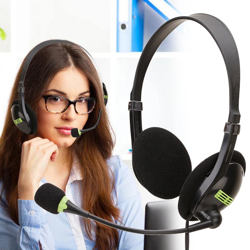 USB Headphones with Microphone Head Mounted Gaming Office Home Headset Can Mute QJY99 
USB Headphones with Microphone Head Mounted Gaming Office Home Headset Can Mute QJY99