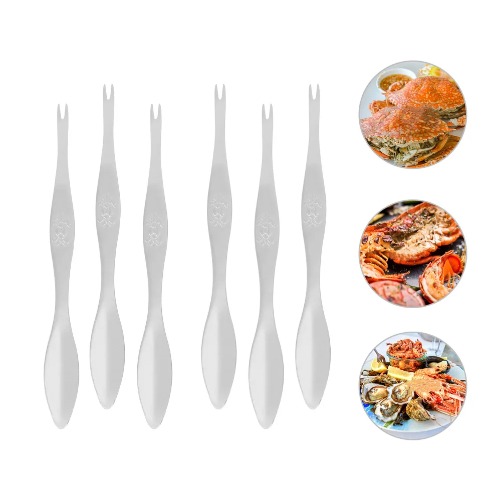6PCS Stainless Steel Durable Safe Nontoxic Convenient Seafood Tools for Restaurant Home Hotel Men
6PCS Stainless Steel Durable Safe Nontoxic Convenient Seafood Tools for Restaurant Home Hotel Men