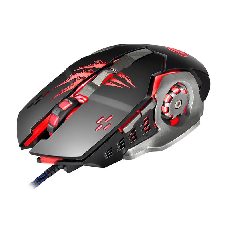 Professional Wired Gaming Mouse 7 Button 5500 DPI LED Optical USB Computer Mouse Gamer Mice A8 Game Mouse Silent Mause For PC
Professional Wired Gaming Mouse 7 Button 5500 DPI LED Optical USB Computer Mouse Gamer Mice A8 Game Mouse Silent Mause For PC