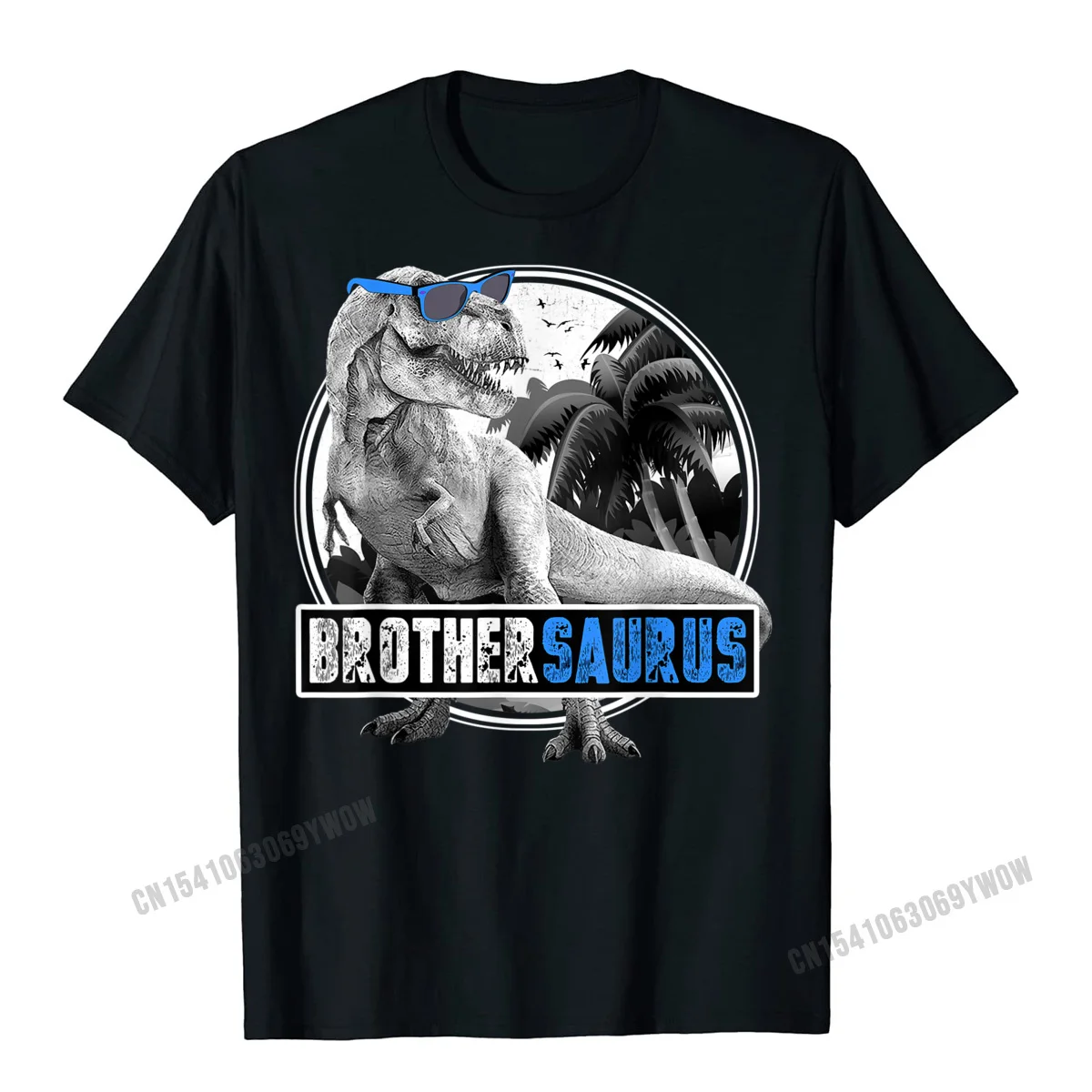 

Brothersaurus Shirt T-Rex Brother Saurus Dinosaur Matching T-Shirt Personalized Top T-Shirts For Men Harajuku Cotton T Shirt