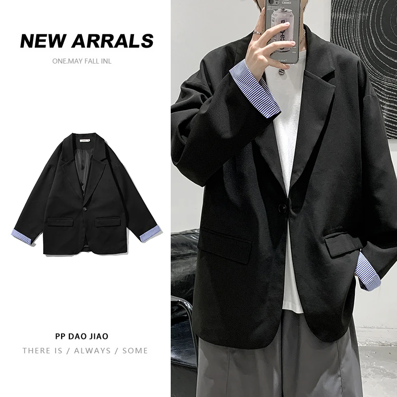 Men's Fashion Casual Suits 2021 Woman Casual Oversize Jackets Harajuku Style Classic Coat Male Clothing Vintage
Men's Fashion Casual Suits 2021 Woman Casual Oversize Jackets Harajuku Style Classic Coat Male Clothing Vintage