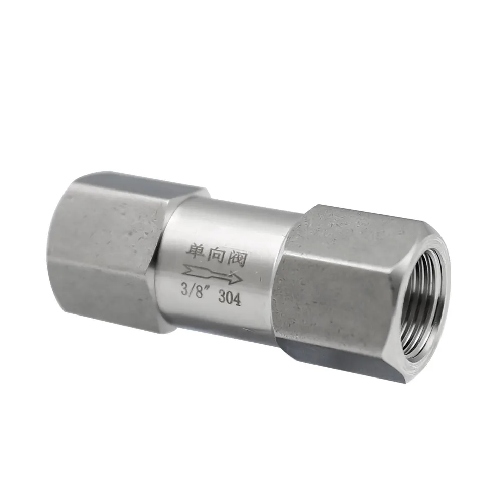 Фото Трубка BSPP 1/8 "1/4" 3/8 "1/2" 3/4 "BSPP дюйма SS304 SS316 односторонний топливный клапан