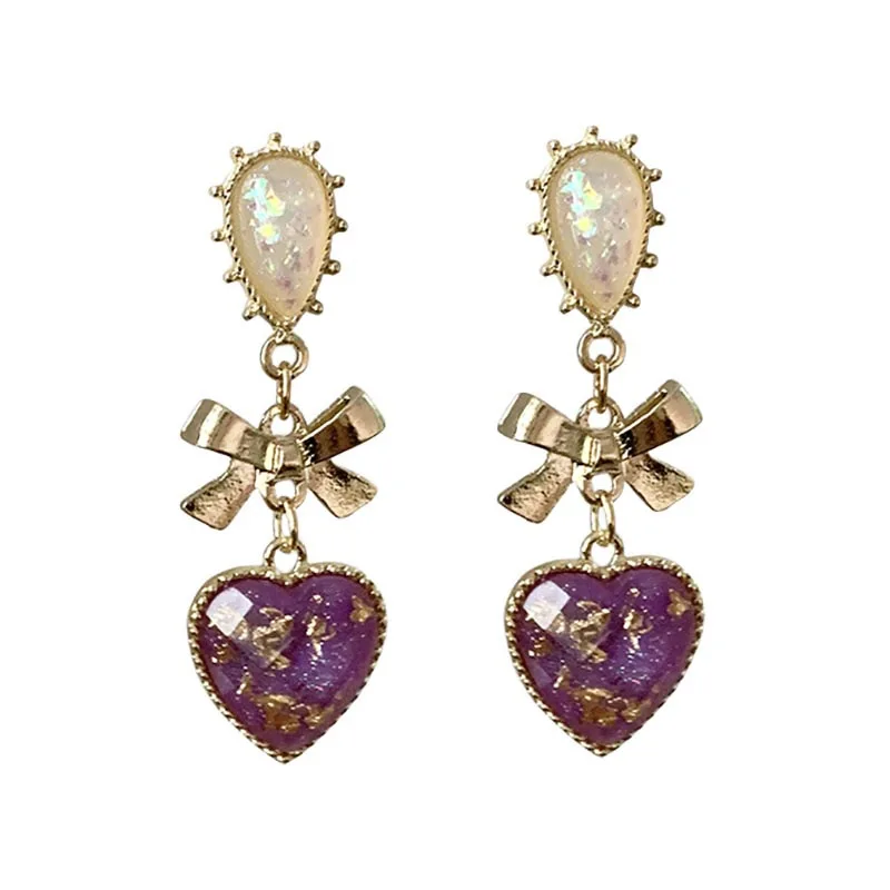 Bowknot Stud Earring Women Heart Earrings for Woman Fashion Tassel Ladies Jewelry Girls Gold Color Party Trendy Metal Pendientes
Bowknot Stud Earring Women Heart Earrings for Woman Fashion Tassel Ladies Jewelry Girls Gold Color Party Trendy Metal Pendientes
