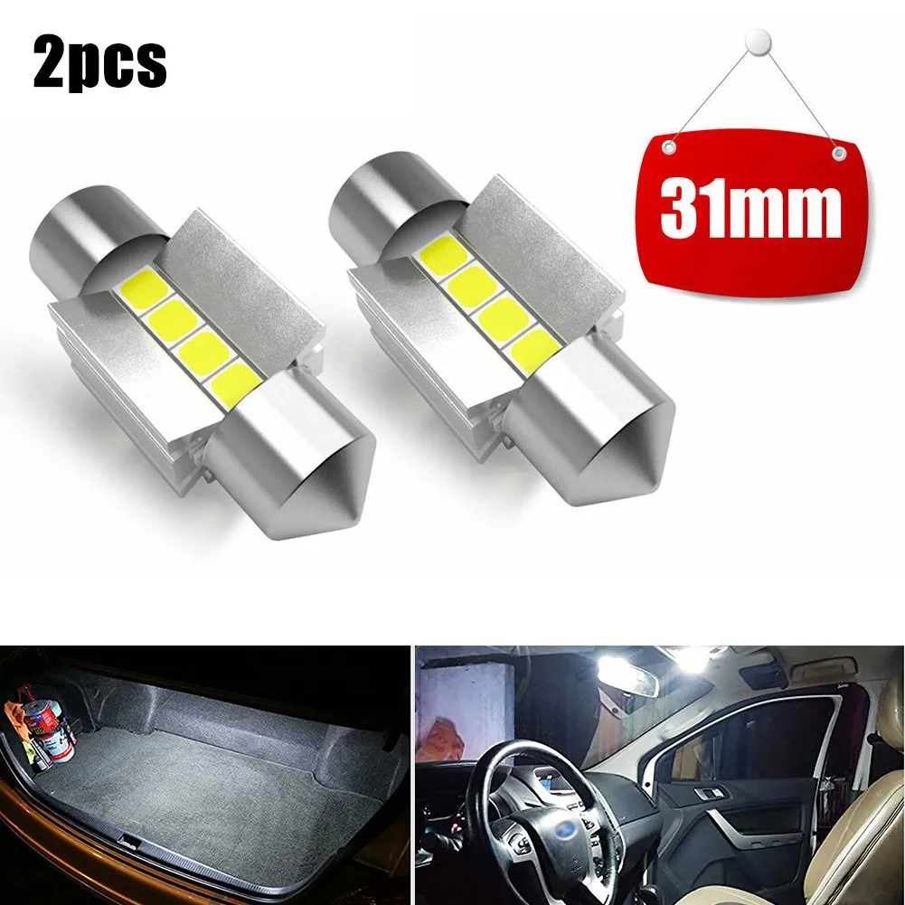 2× 31MM LED Interior Dome Trunk Light Bulb For Toyota Camry Collora Tacoma For Dome/Map/Trunk /License Plate/Cargo/Vanity Lights
2× 31MM LED Interior Dome Trunk Light Bulb For Toyota Camry Collora Tacoma For Dome/Map/Trunk /License Plate/Cargo/Vanity Lights