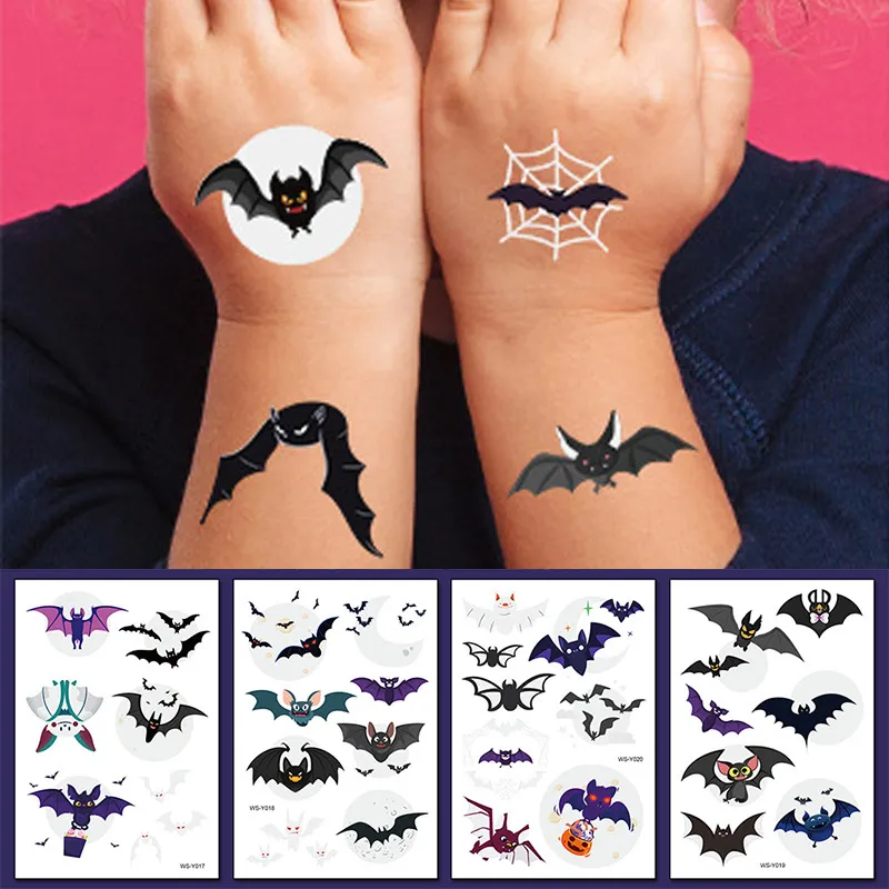 Хэллоуин 3D летучая мышь Татуировка наклейка детская Милая Тыква Луна временная татуировка водостойкая мультяшная имитация татуировки на р...
Хэллоуин 3D летучая мышь Татуировка наклейка детская Милая Тыква Луна временная татуировка водостойкая мультяшная имитация татуировки на р...