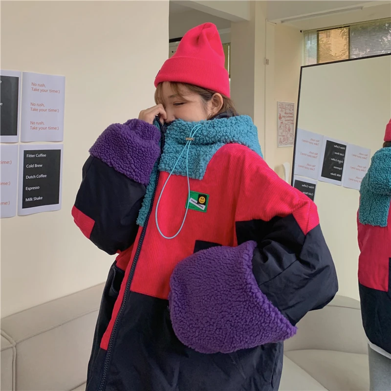 Thick Hooded Padded Jacket Women's 2021 Winter New Loose and Versatile Mid-length Stitching Lamb Velvet Padded Jacket Fashion
Thick Hooded Padded Jacket Women's 2021 Winter New Loose and Versatile Mid-length Stitching Lamb Velvet Padded Jacket Fashion