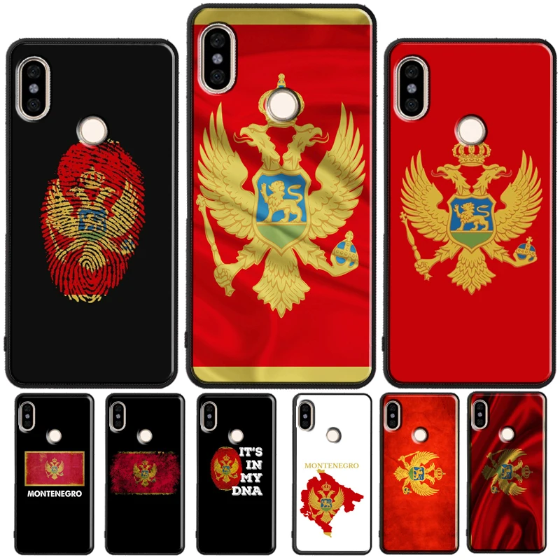 Фото Флаг Черногории для Redmi Note 11 Pro Чехол телефона 10 7 8 9 10S 9S 9A 9T 9C | Мобильные телефоны и