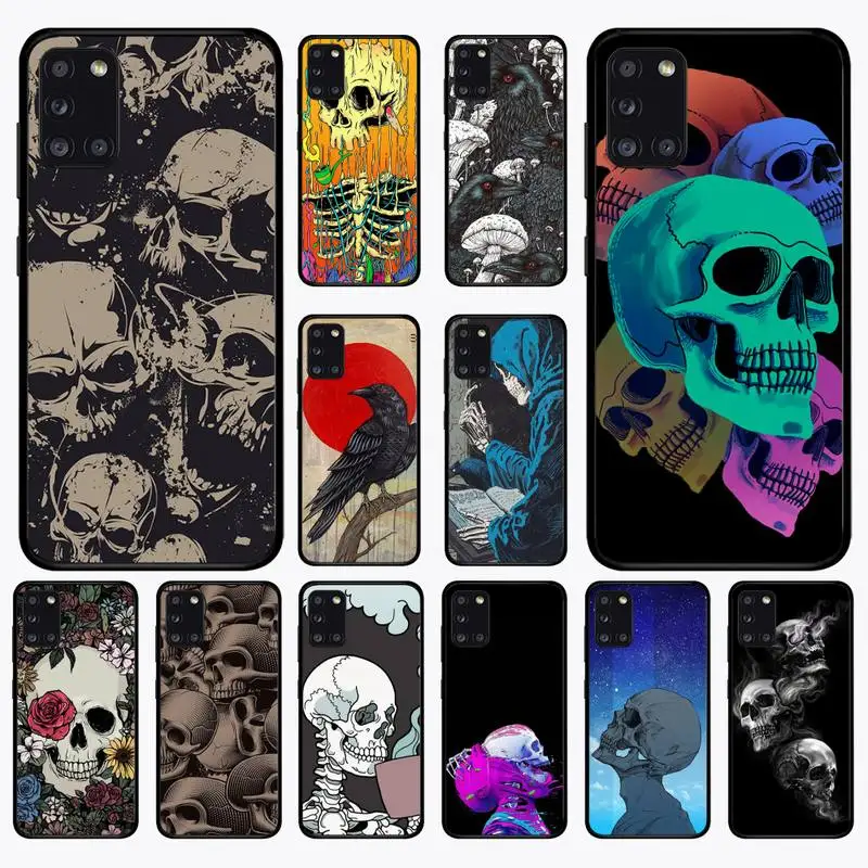 Skull Crow Flower Phone Case for Samsung A 51 30s 71 21s 10 70 31 52 12 30 40 32 11 20e 20s 01 02s 72 cover
Skull Crow Flower Phone Case for Samsung A 51 30s 71 21s 10 70 31 52 12 30 40 32 11 20e 20s 01 02s 72 cover