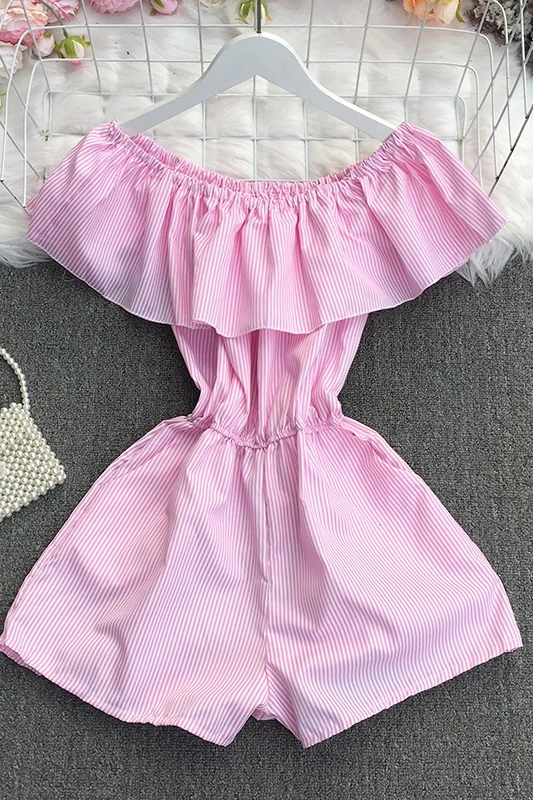 2021 New Summer Fashion versatile slash neck off shoulder Rompers high waist pleated waist Ruffles casual wide leg Rompers
2021 New Summer Fashion versatile slash neck off shoulder Rompers high waist pleated waist Ruffles casual wide leg Rompers