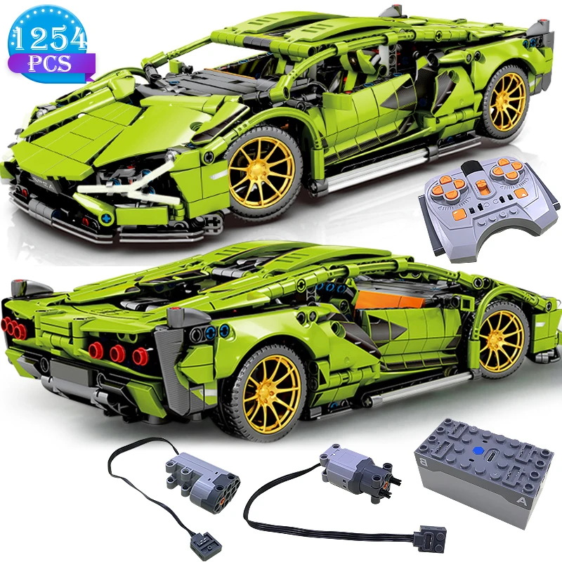 Technical Famous Car Series Model Remote Control Electric Version Competitive Racing Building Blocks Boys Favorite Assembly Toys
Technical Famous Car Series Model Remote Control Electric Version Competitive Racing Building Blocks Boys Favorite Assembly Toys