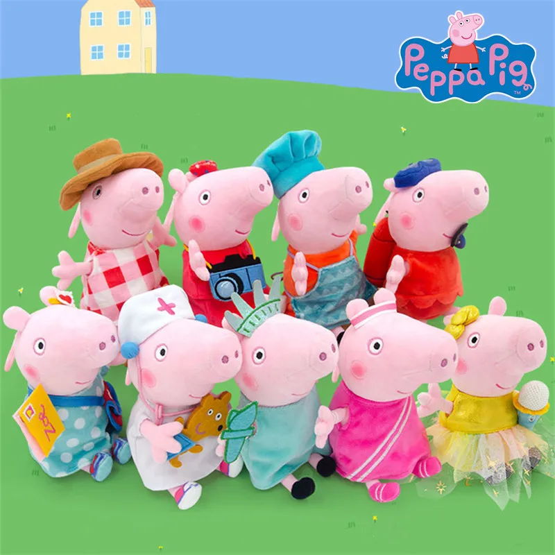 New Blind Box Genuine Peppa Pig Cartoon Doll Plush Toys Peppa Pig Dollfige Peggy Stuffed Anime Girls Plushies for Children Gifts
New Blind Box Genuine Peppa Pig Cartoon Doll Plush Toys Peppa Pig Dollfige Peggy Stuffed Anime Girls Plushies for Children Gifts