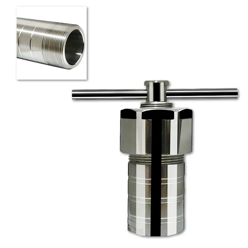 Stainless steel hydrothermal synthesis reactor, 100ml reactor, lined with PTFE ppl lined with pressure melt bomb digestion tank 
Stainless steel hydrothermal synthesis reactor, 100ml reactor, lined with PTFE ppl lined with pressure melt bomb digestion tank