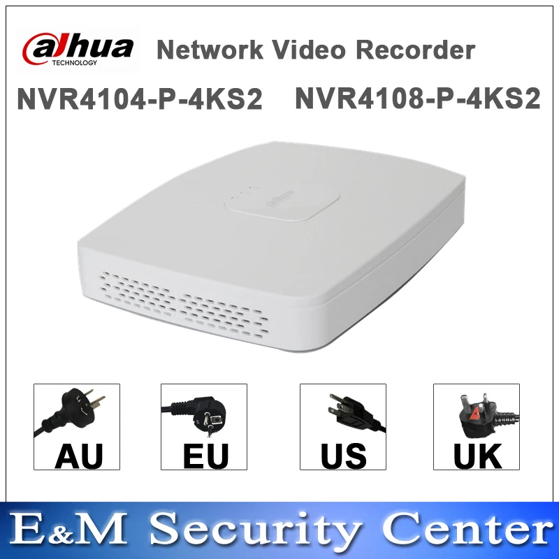Оригинал dahua egnlish версия NVR4104 P 4KS2 и NVR4108 заменить POE NVR 4/8ch мини 4PoE|poe poe|nvr poepoe nvr |