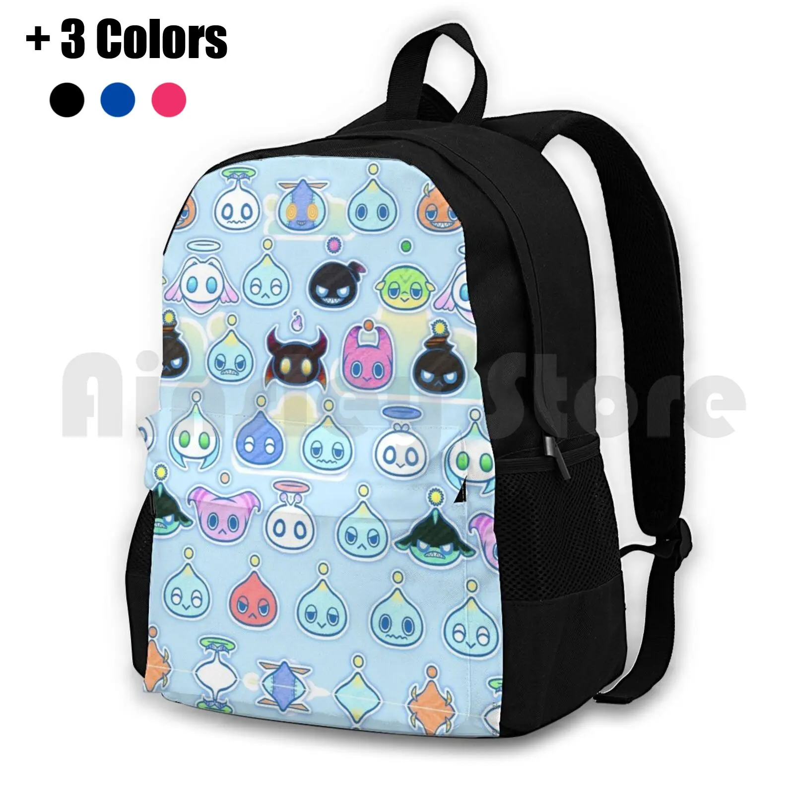 Chao Faces Outdoor Hiking Backpack Waterproof Camping Travel Chao Gaming Cute Chao Garden Video Games Pastel Adventure Gamer
Chao Faces Outdoor Hiking Backpack Waterproof Camping Travel Chao Gaming Cute Chao Garden Video Games Pastel Adventure Gamer