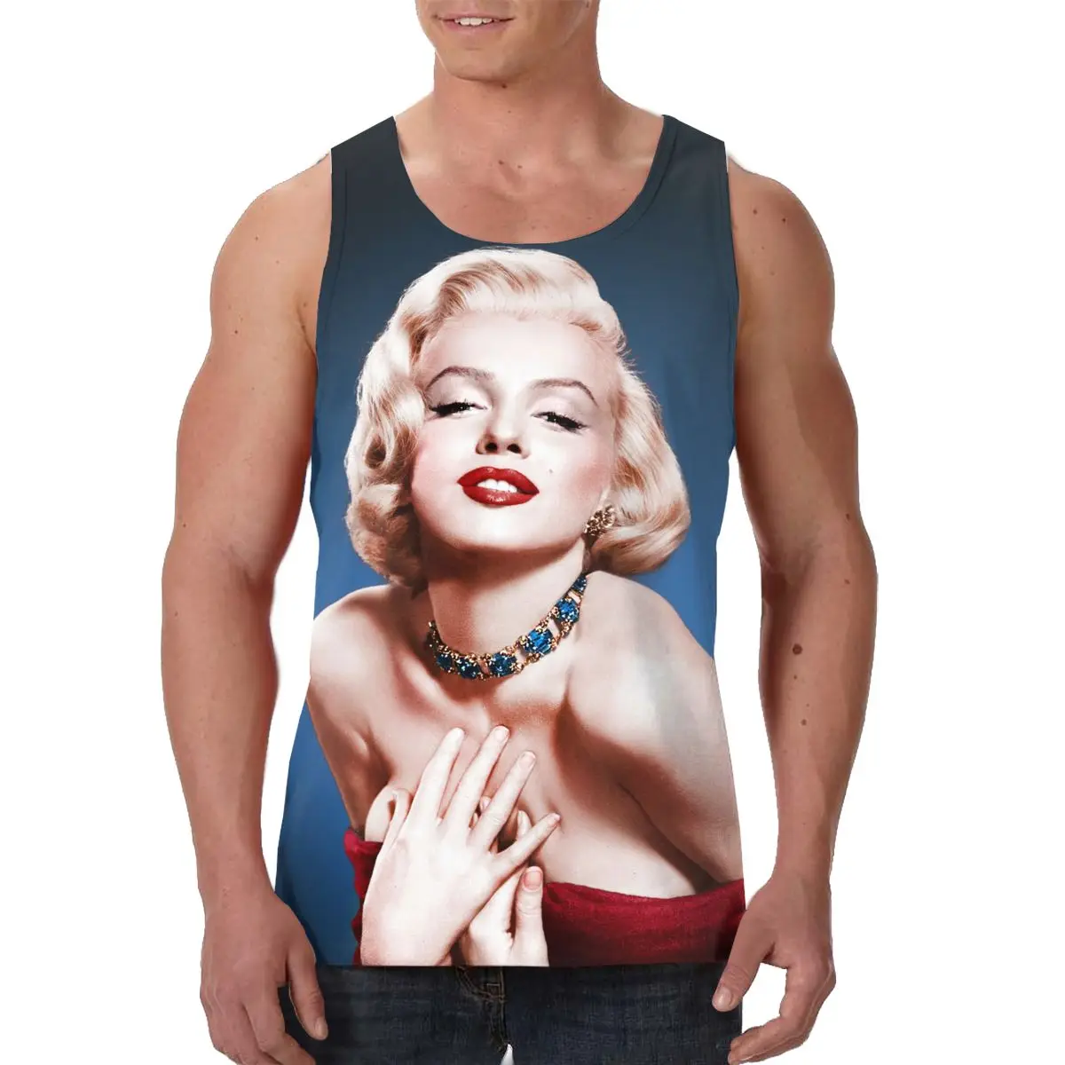 Brand gym clothing singlets bodybuilding tank top Marilyn Monroe men fitness muscle guys sleeveless vest Tanktop
Brand gym clothing singlets bodybuilding tank top Marilyn Monroe men fitness muscle guys sleeveless vest Tanktop