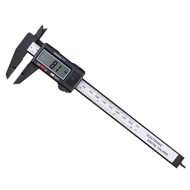 Digital Vernier Calipers 6 Inch Electronic Vernier Caliper 100Mm Calliper Micrometer Digital Ruler Measuring Tool 150Mm 0.1Mm
Digital Vernier Calipers 6 Inch Electronic Vernier Caliper 100Mm Calliper Micrometer Digital Ruler Measuring Tool 150Mm 0.1Mm