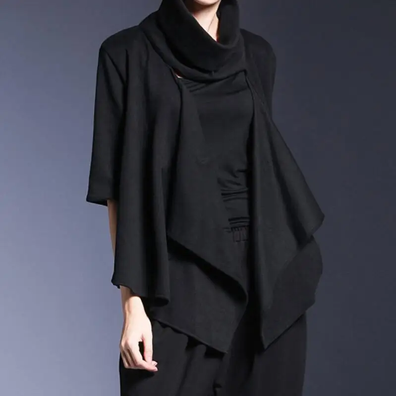 HOT / Summer Women New Fashion Personalized Customize large size High-neck foldable design casual slim cardigan top/S-6XL
HOT / Summer Women New Fashion Personalized Customize large size High-neck foldable design casual slim cardigan top/S-6XL