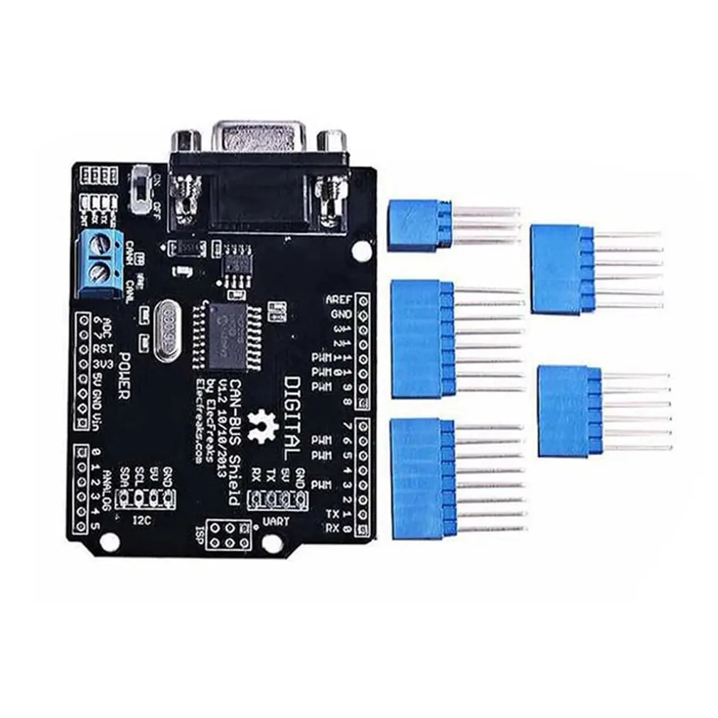 1 комплект MCP2515 плата шины Can, SPI интерфейс, 9-контактный стандартный разъем Sub-D, модуль расширения постоянного тока 5-12 В для Ard uino Seeeduino
1 комплект MCP2515 плата шины Can, SPI интерфейс, 9-контактный стандартный разъем Sub-D, модуль расширения постоянного тока 5-12 В для Ard uino Seeeduino
