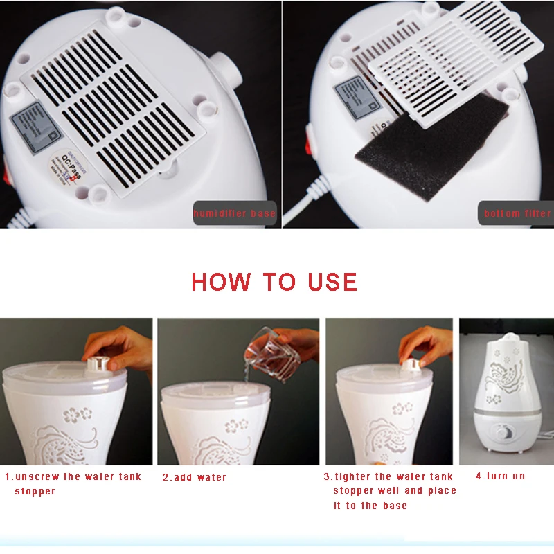 Kevinleo Air Ultrasonic Humidifier Aromatherapy Humidifiers Diffusers For Home Pattern Air Humidificador Cool Mist Air Freshener
Kevinleo Air Ultrasonic Humidifier Aromatherapy Humidifiers Diffusers For Home Pattern Air Humidificador Cool Mist Air Freshener