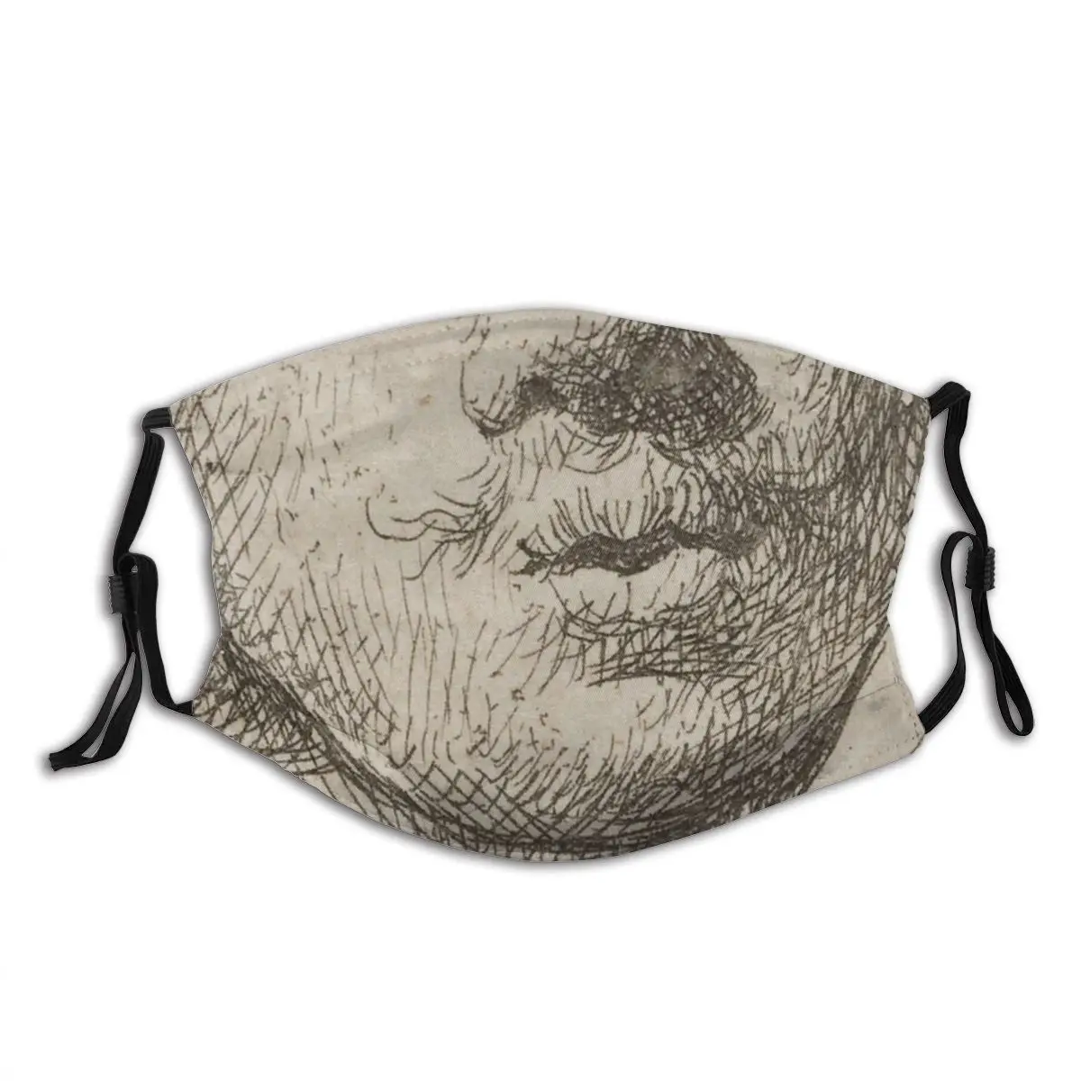 Rembrandt Self Portrait Washable Trendy Mouth Face Mask Windproof Dust Proof with Filters Earloop Protection Cover Respirator
Rembrandt Self Portrait Washable Trendy Mouth Face Mask Windproof Dust Proof with Filters Earloop Protection Cover Respirator