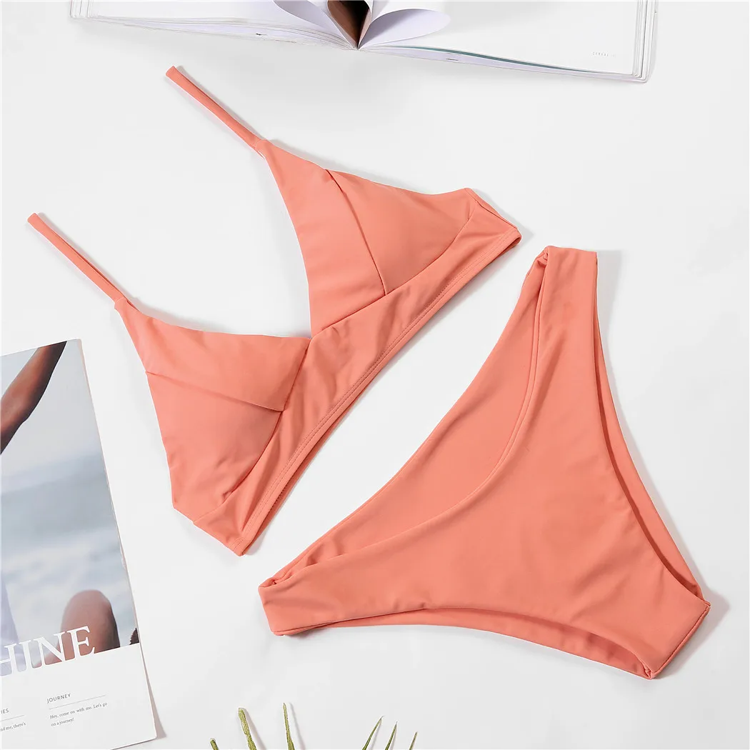 2021 Sexy Bikini Solid Swimsuit Women Push Up Bikini Set Ladies Swimwear Brazilian Bathing Suit Summer Beach Wear Swimming T030
2021 Sexy Bikini Solid Swimsuit Women Push Up Bikini Set Ladies Swimwear Brazilian Bathing Suit Summer Beach Wear Swimming T030
